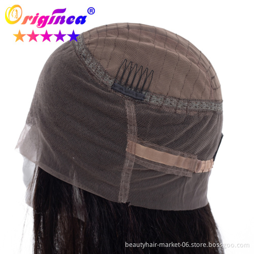 Cheap price high quality pineapple wave natural color 360 lace front wig tunisia wig